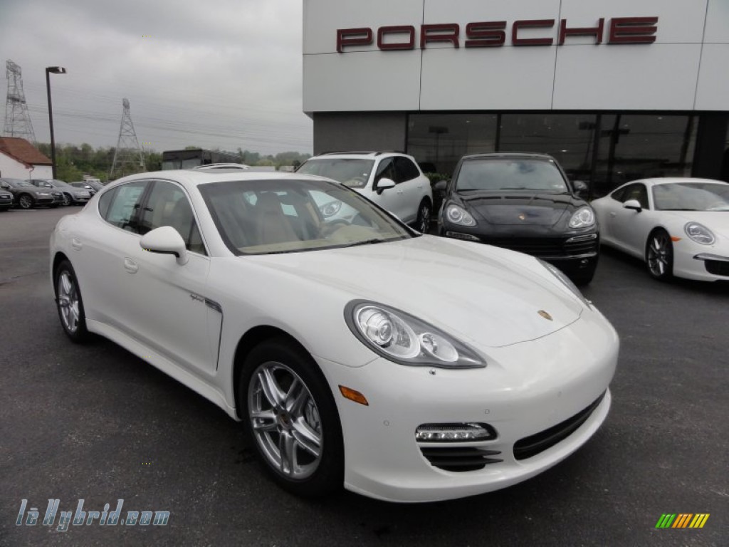 2012 Panamera S Hybrid - Carrara White / Luxor Beige photo #5 2012 Panamera S Hybrid - Carrara White / Luxor Beige photo #5