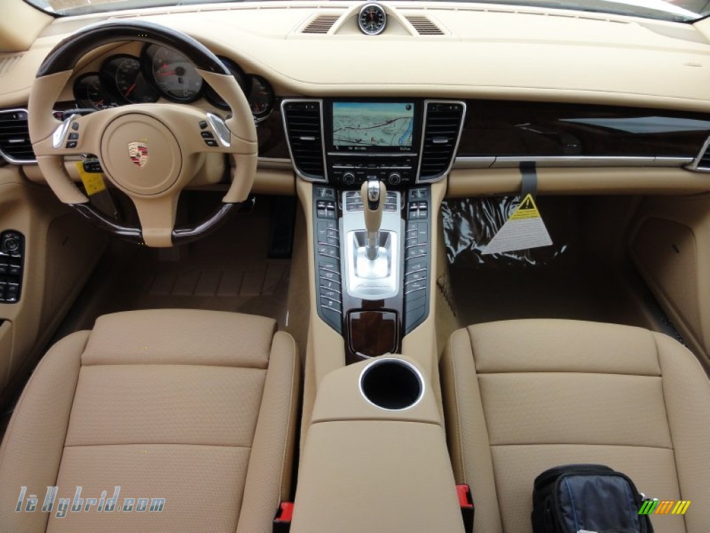 2012 Panamera S Hybrid - Carrara White / Luxor Beige photo #27 2012 Panamera S Hybrid - Carrara White / Luxor Beige photo #27