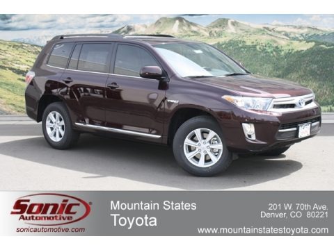 Sizzling Crimson Mica 2012 Toyota Highlander Hybrid 4WD Sizzling Crimson Mica 2012 Toyota Highlander Hybrid 4WD