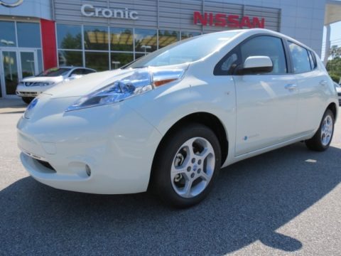 Glacier Pearl White 2012 Nissan LEAF SL