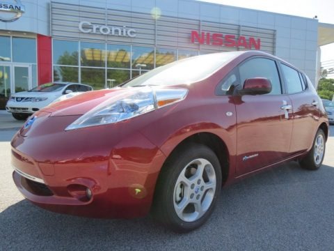 Cayenne Red 2012 Nissan LEAF SL