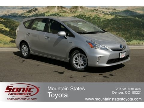 Classic Silver Metallic 2012 Toyota Prius v Two Hybrid