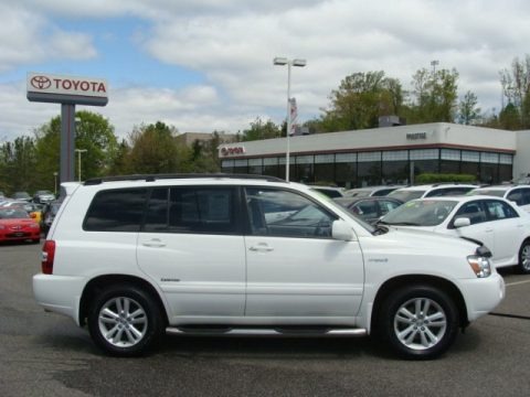 Super White 2006 Toyota Highlander Hybrid Limited 4WD Super White 2006 Toyota Highlander Hybrid Limited 4WD