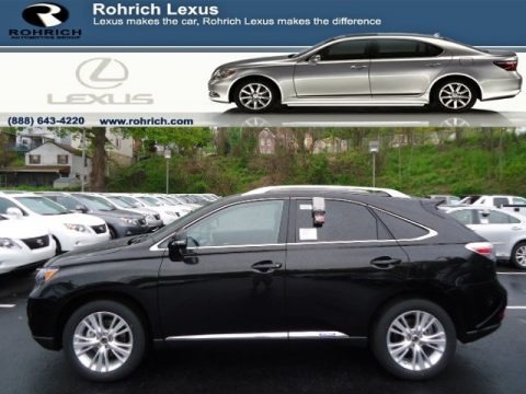 Stargazer Black 2012 Lexus RX 450h AWD Hybrid