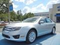 Ford Fusion Hybrid Ingot Silver Metallic photo #1