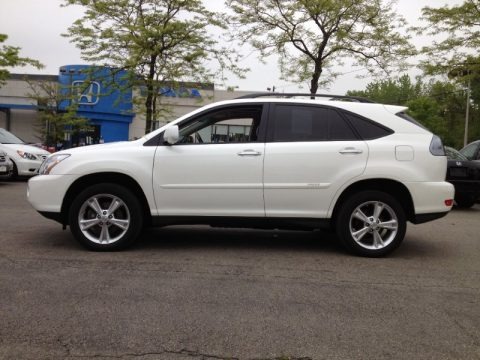 Crystal White 2008 Lexus RX 400h AWD Hybrid