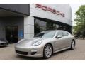 Porsche Panamera S Hybrid Platinum Silver Metallic photo #1