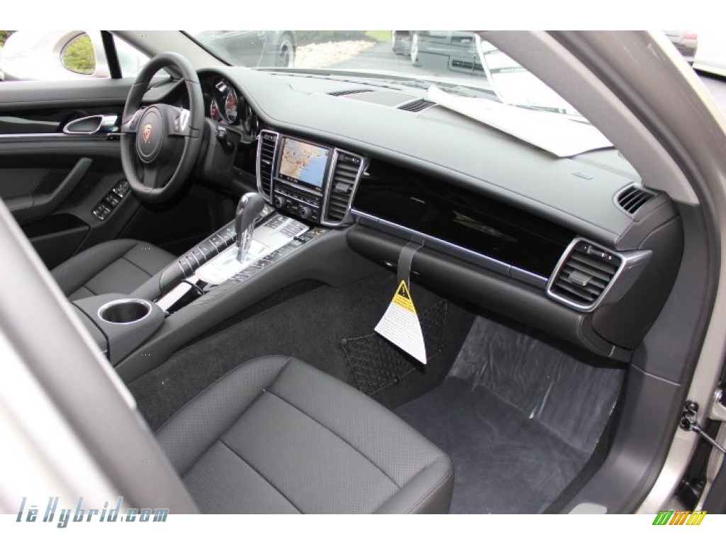 2012 Panamera S Hybrid - Platinum Silver Metallic / Black photo #28 2012 Panamera S Hybrid - Platinum Silver Metallic / Black photo #28
