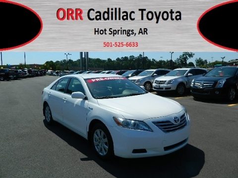 Super White 2007 Toyota Camry Hybrid