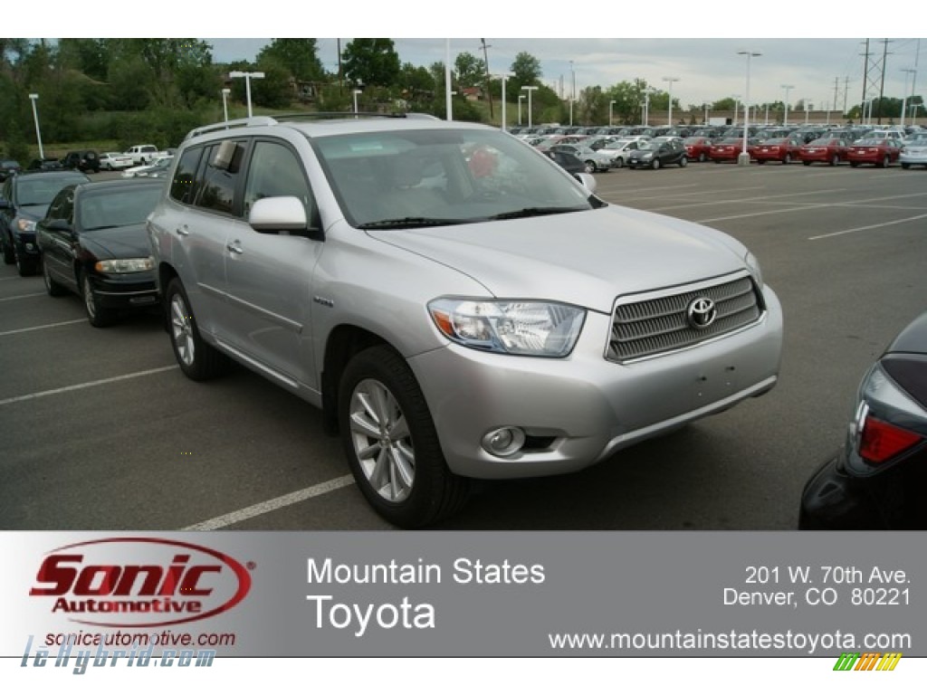 2008 Highlander Hybrid Limited 4WD - Classic Silver Metallic / Ash Gray photo #1 2008 Highlander Hybrid Limited 4WD - Classic Silver Metallic / Ash Gray photo #1