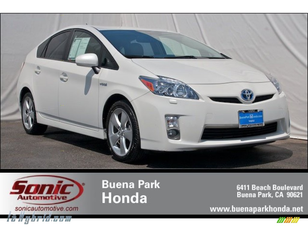 2010 Prius Hybrid IV - Blizzard White Pearl / Bisque photo #1 2010 Prius Hybrid IV - Blizzard White Pearl / Bisque photo #1