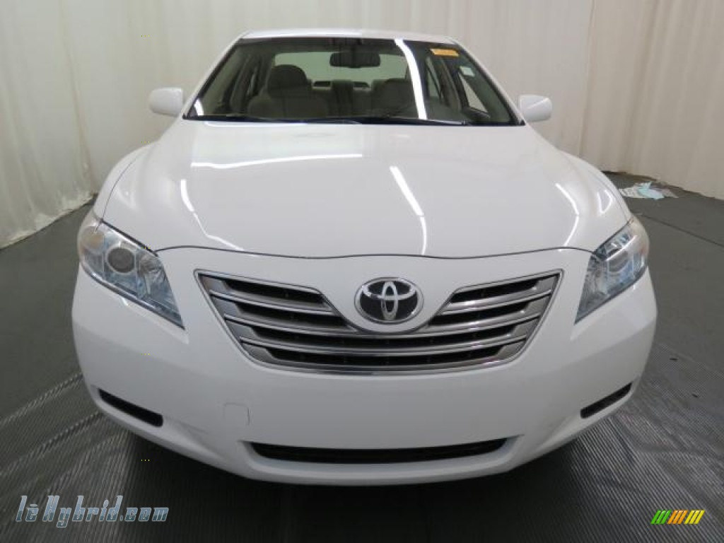 2007 Camry Hybrid - Super White / Bisque photo #2 2007 Camry Hybrid - Super White / Bisque photo #2