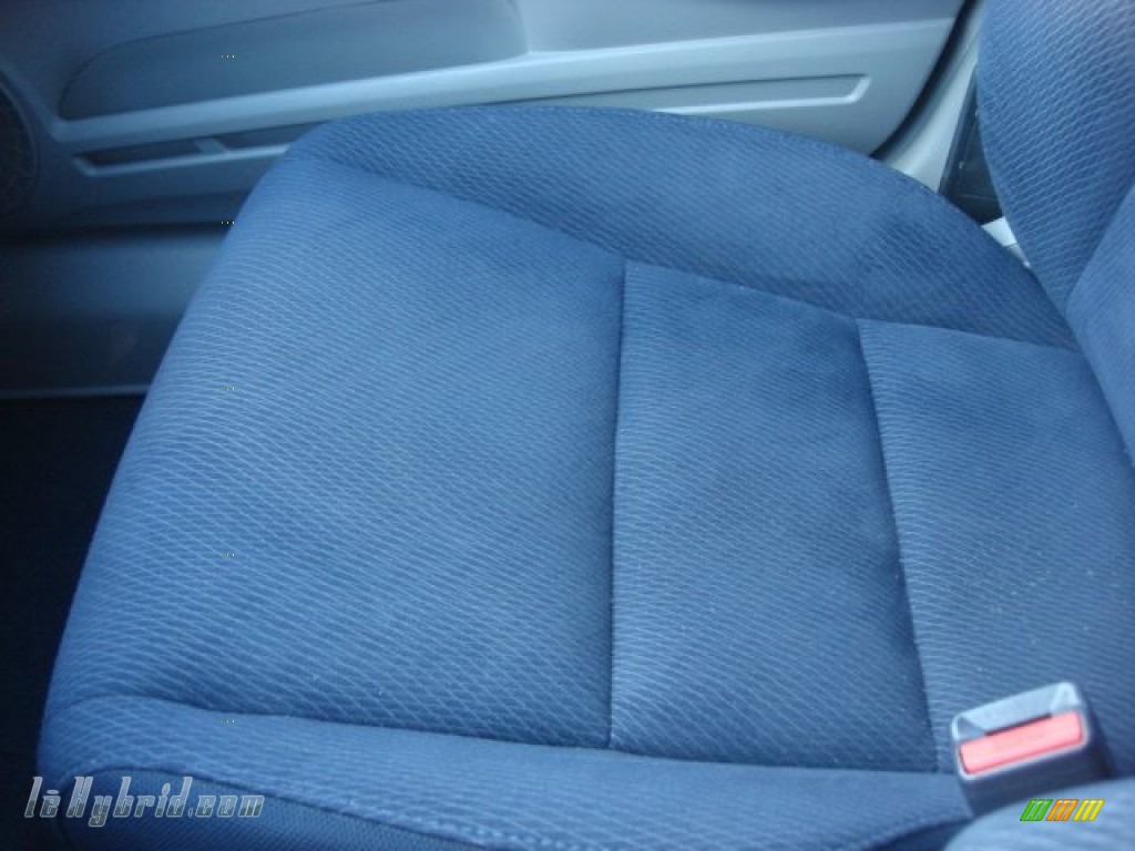 2009 Civic Hybrid Sedan - Alabaster Silver Metallic / Blue photo #17