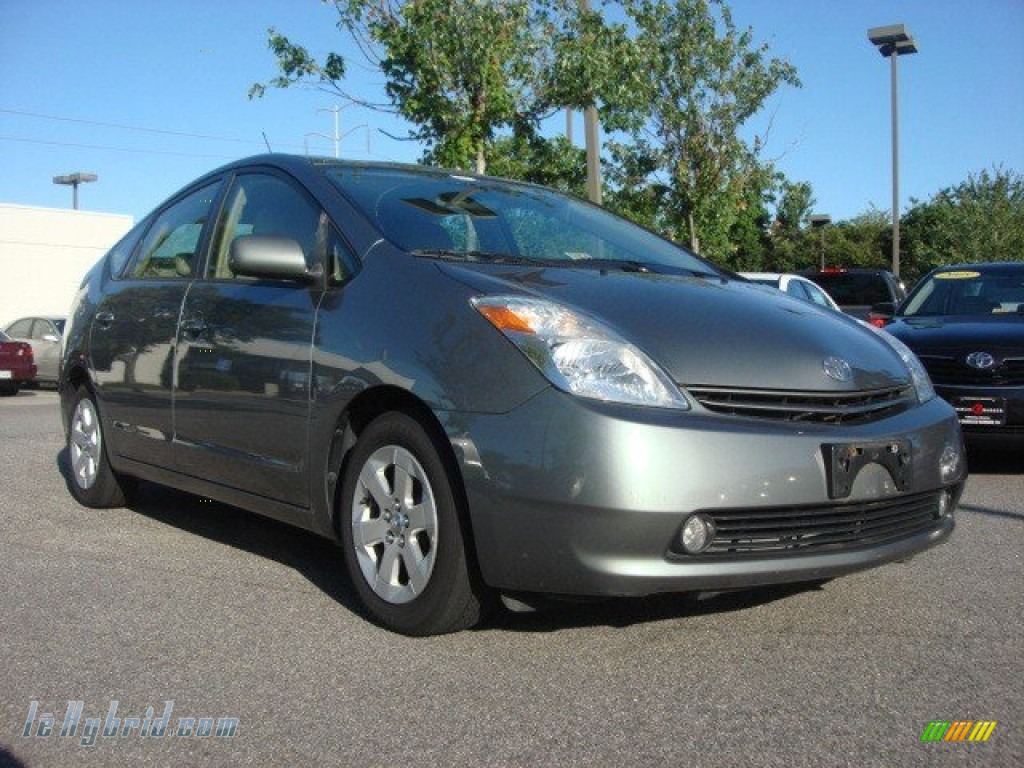 2005 Prius Hybrid - Tideland Gray Green Pearl / Ivory/Brown photo #1 2005 Prius Hybrid - Tideland Gray Green Pearl / Ivory/Brown photo #1