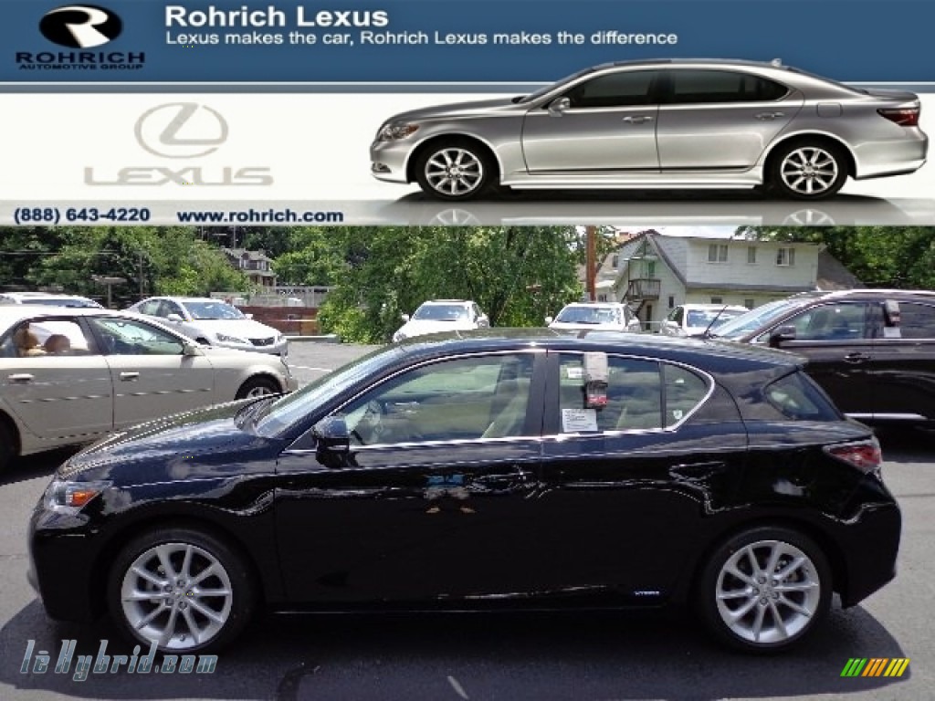 2012 CT 200h Hybrid Premium - Obsidian Black / Ecru Nuluxe photo #1 2012 CT 200h Hybrid Premium - Obsidian Black / Ecru Nuluxe photo #1