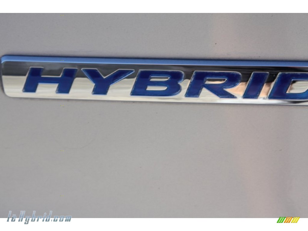 2006 Civic Hybrid Sedan - Alabaster Silver Metallic / Blue photo #5