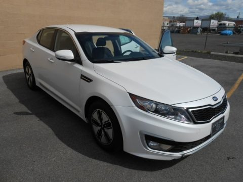 Snow White Pearl 2012 Kia Optima Hybrid Snow White Pearl 2012 Kia Optima Hybrid