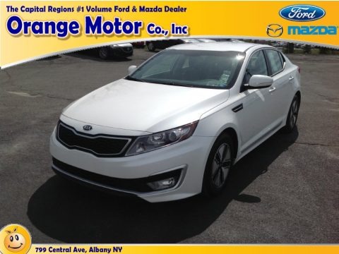 Snow White Pearl 2012 Kia Optima Hybrid Snow White Pearl 2012 Kia Optima Hybrid