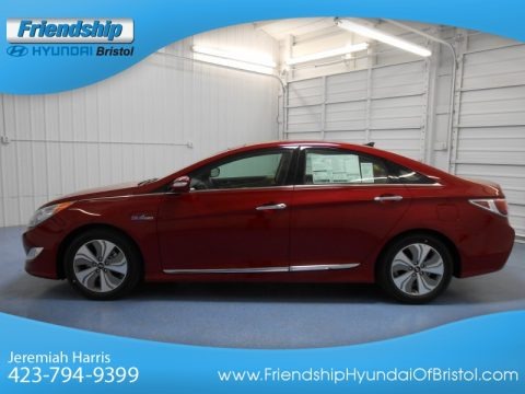 Venetian Red Pearl 2013 Hyundai Sonata Hybrid Limited