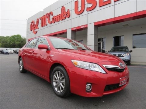 Barcelona Red Metallic 2010 Toyota Camry Hybrid Barcelona Red Metallic 2010 Toyota Camry Hybrid