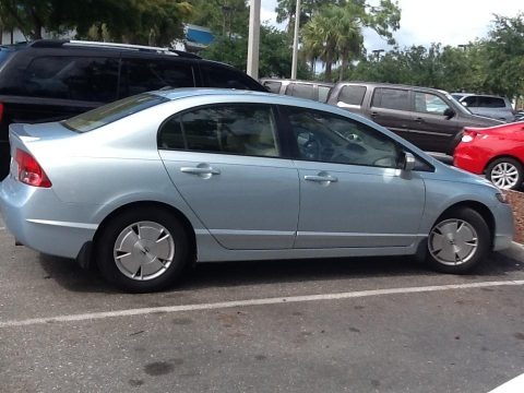 Opal Silver Blue Metallic 2008 Honda Civic Hybrid Sedan Opal Silver Blue Metallic 2008 Honda Civic Hybrid Sedan