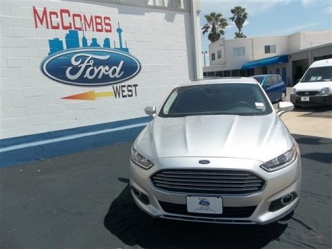 Ingot Silver Metallic 2013 Ford Fusion Hybrid SE