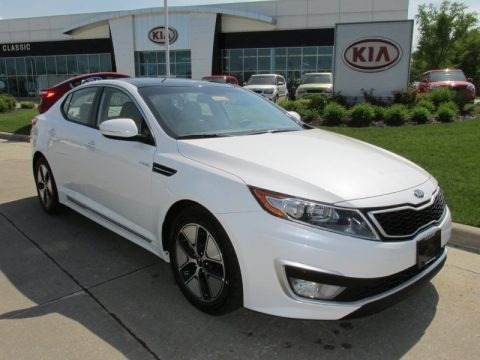Snow White Pearl 2013 Kia Optima Hybrid EX Snow White Pearl 2013 Kia Optima Hybrid EX