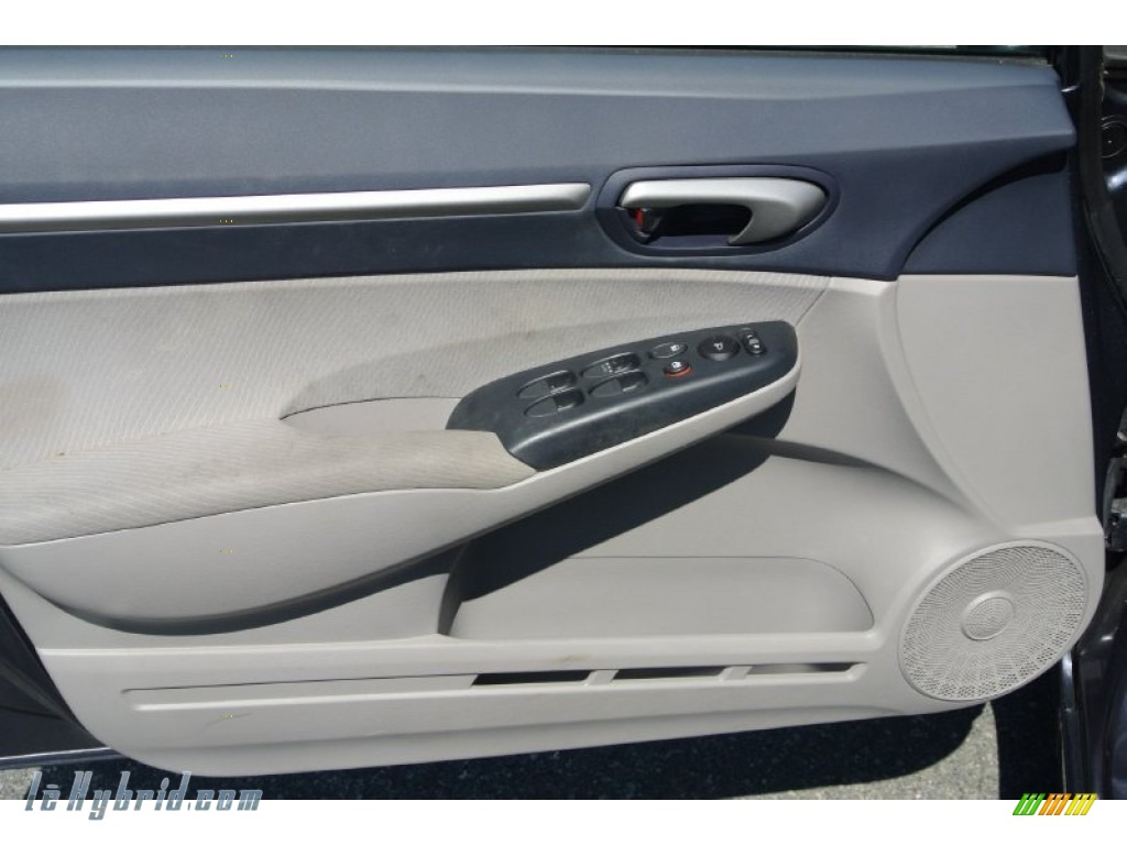 2009 Civic Hybrid Sedan - Magnetic Pearl / Blue photo #9
