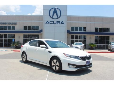 Snow White Pearl 2012 Kia Optima Hybrid Snow White Pearl 2012 Kia Optima Hybrid