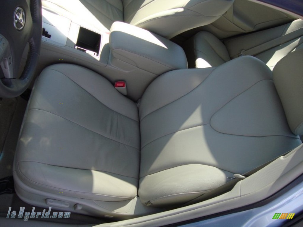 2008 Camry Hybrid - Sky Blue Pearl / Bisque photo #19