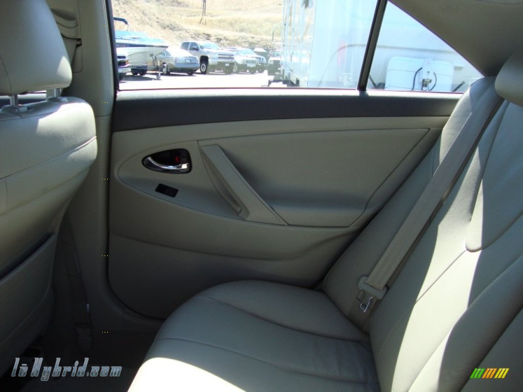 2008 Camry Hybrid - Sky Blue Pearl / Bisque photo #22