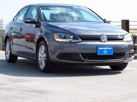 Platinum Gray Metallic 2013 Volkswagen Jetta Hybrid SEL