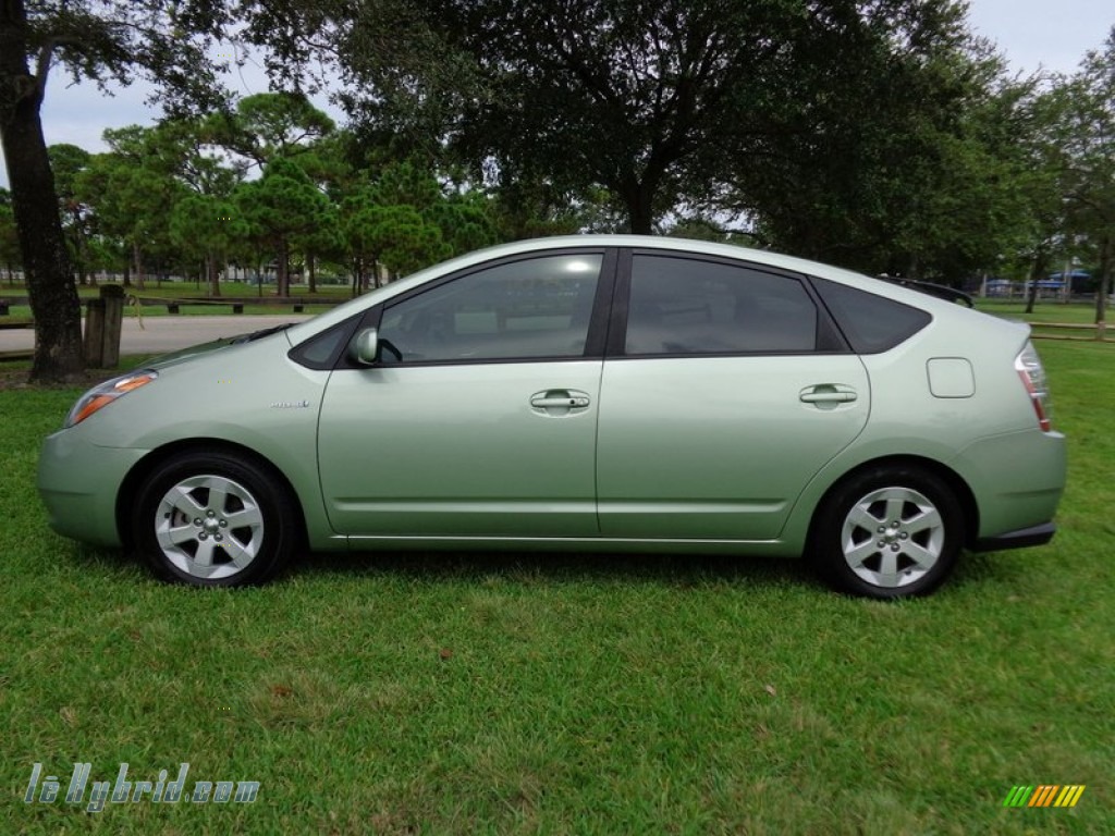 2007 Prius Hybrid - Silver Pine Green Mica / Dark Gray photo #12