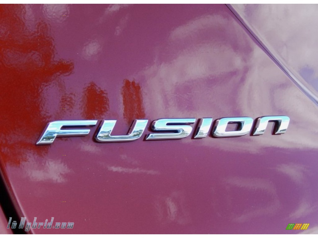 2014 Fusion Hybrid Titanium - Sunset / Charcoal Black photo #3