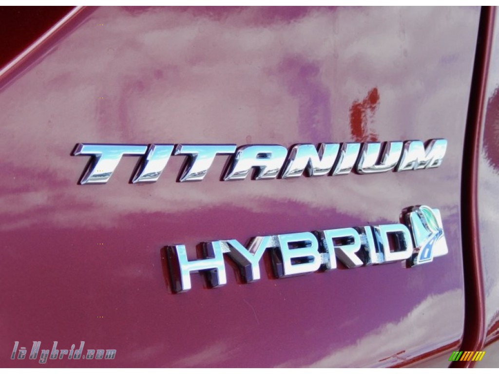 2014 Fusion Hybrid Titanium - Sunset / Charcoal Black photo #4