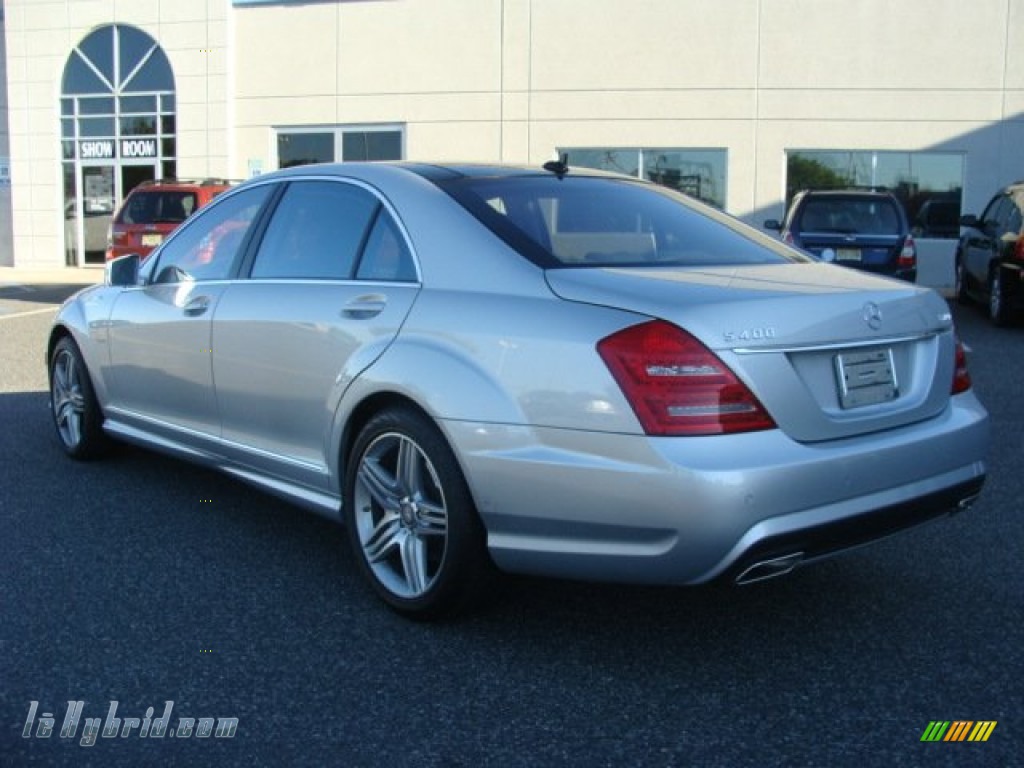 2012 S 400 Hybrid Sedan - Iridium Silver Metallic / Cashmere/Savanna photo #4