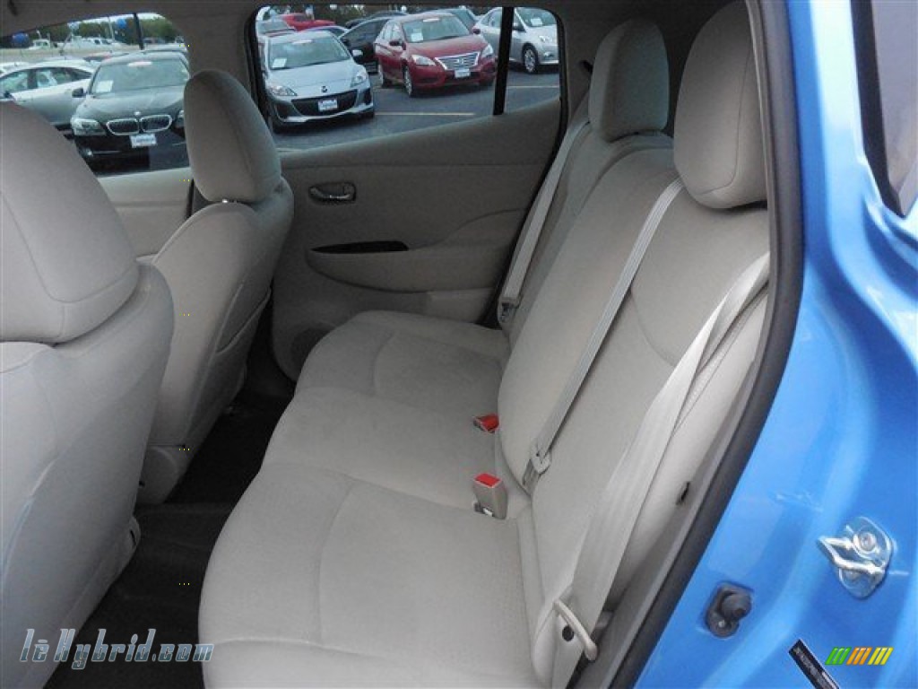 2011 LEAF SL - Blue Ocean / Light Gray photo #18 2011 LEAF SL - Blue Ocean / Light Gray photo #18