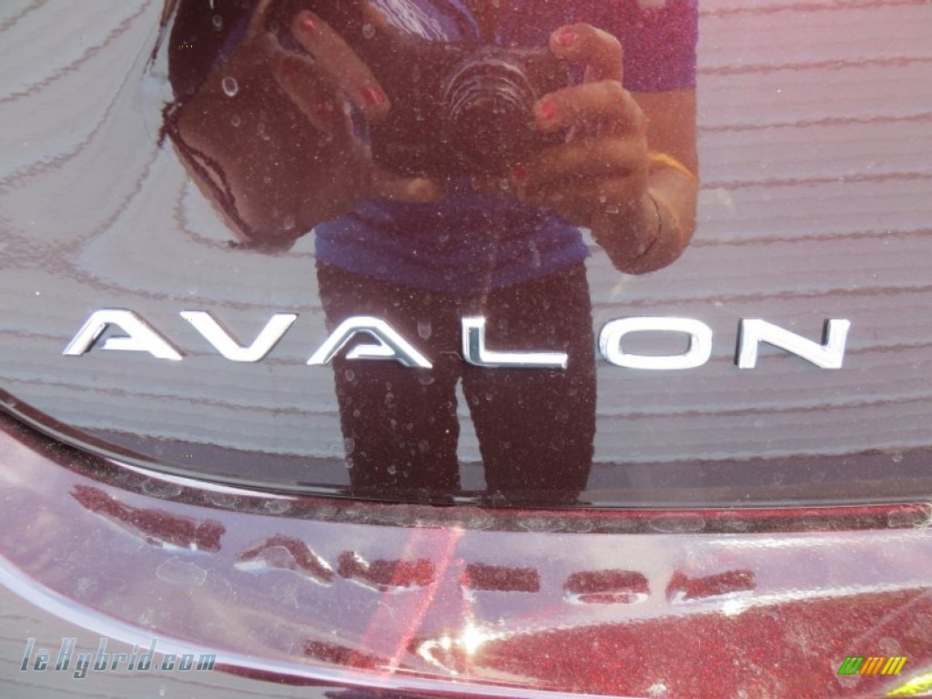 2014 Avalon Hybrid XLE Touring - Sizzling Crimson Mica / Black photo #14