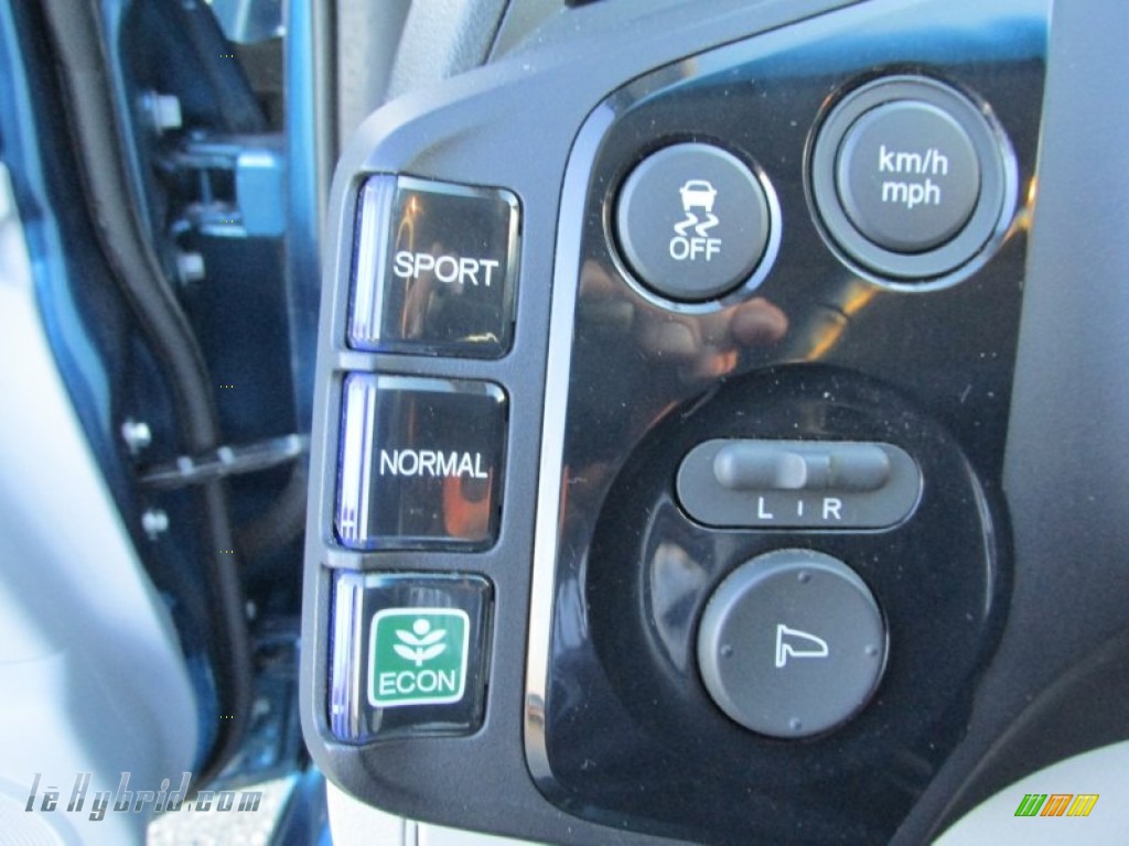 2011 CR-Z EX Sport Hybrid - North Shore Blue Pearl / Gray Fabric photo #14
