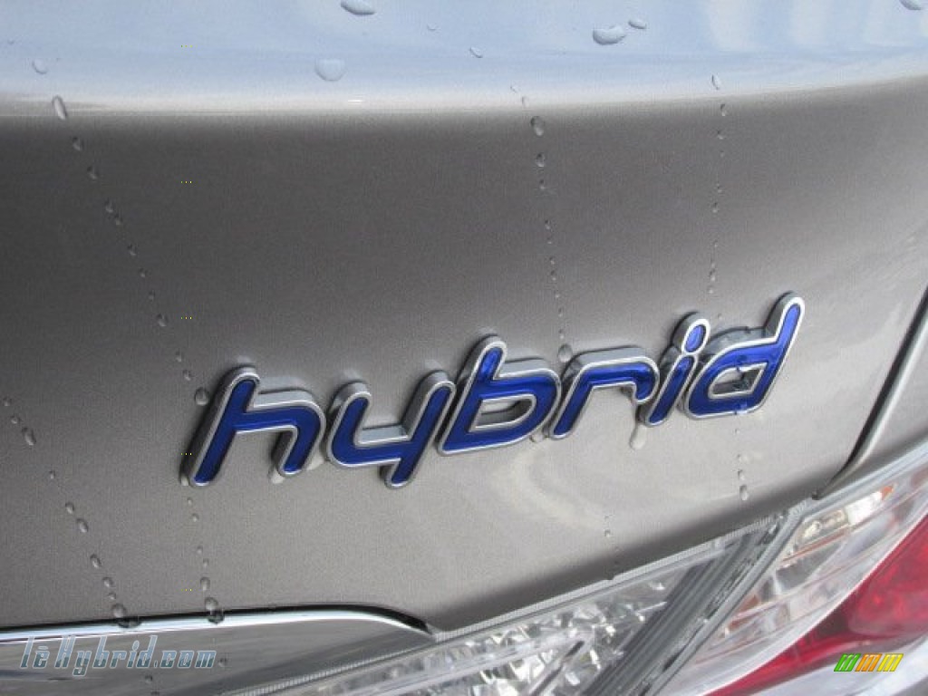 2013 Sonata Hybrid Limited - Hyper Silver Metallic / Gray photo #7