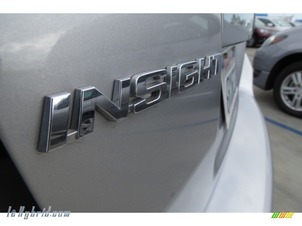 2010 Insight Hybrid EX - Alabaster Silver Metallic / Gray photo #7