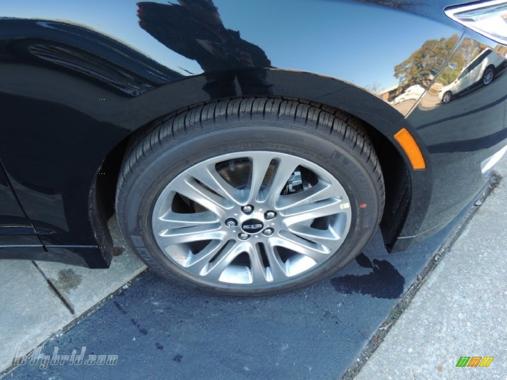 2014 MKZ Hybrid - Tuxedo Black / Light Dune photo #10