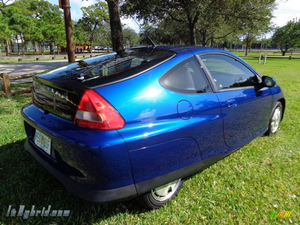 2002 Insight Hybrid - Monte Carlo Blue / Black photo #9