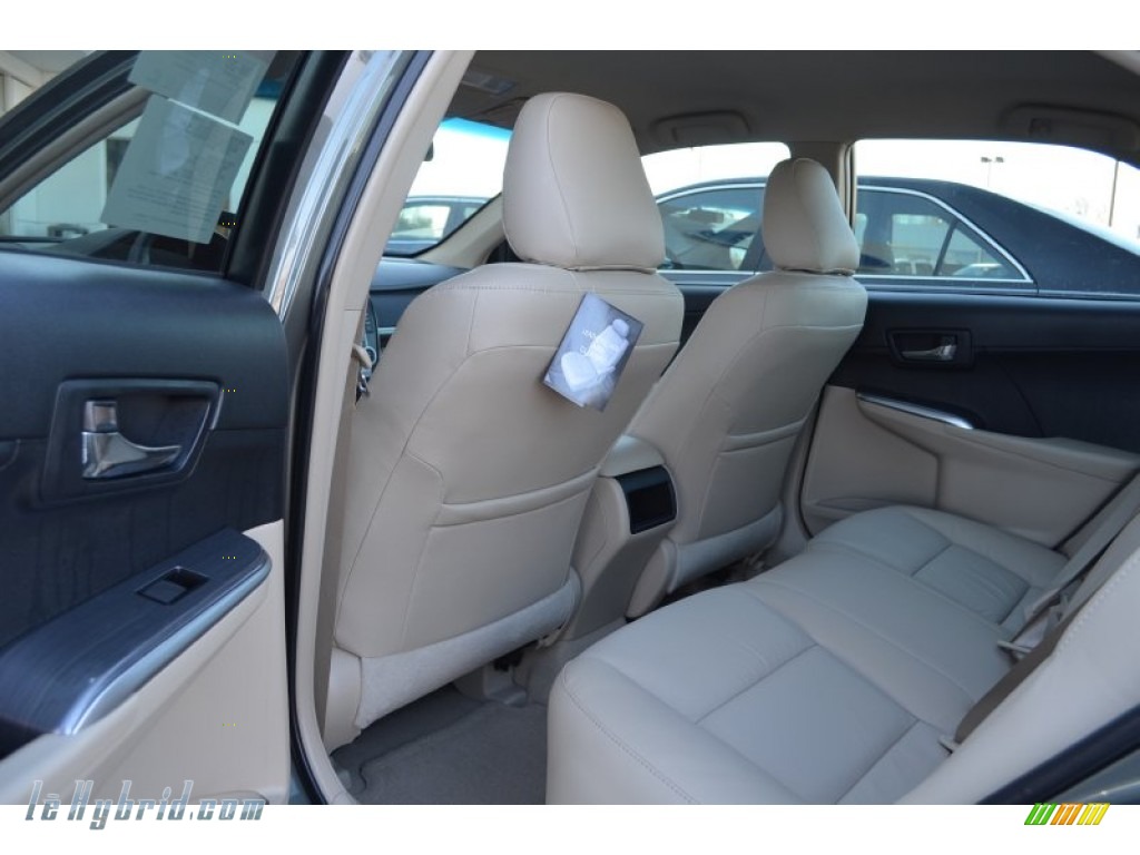 2014 Camry Hybrid LE - Cypress Pearl / Ivory photo #7