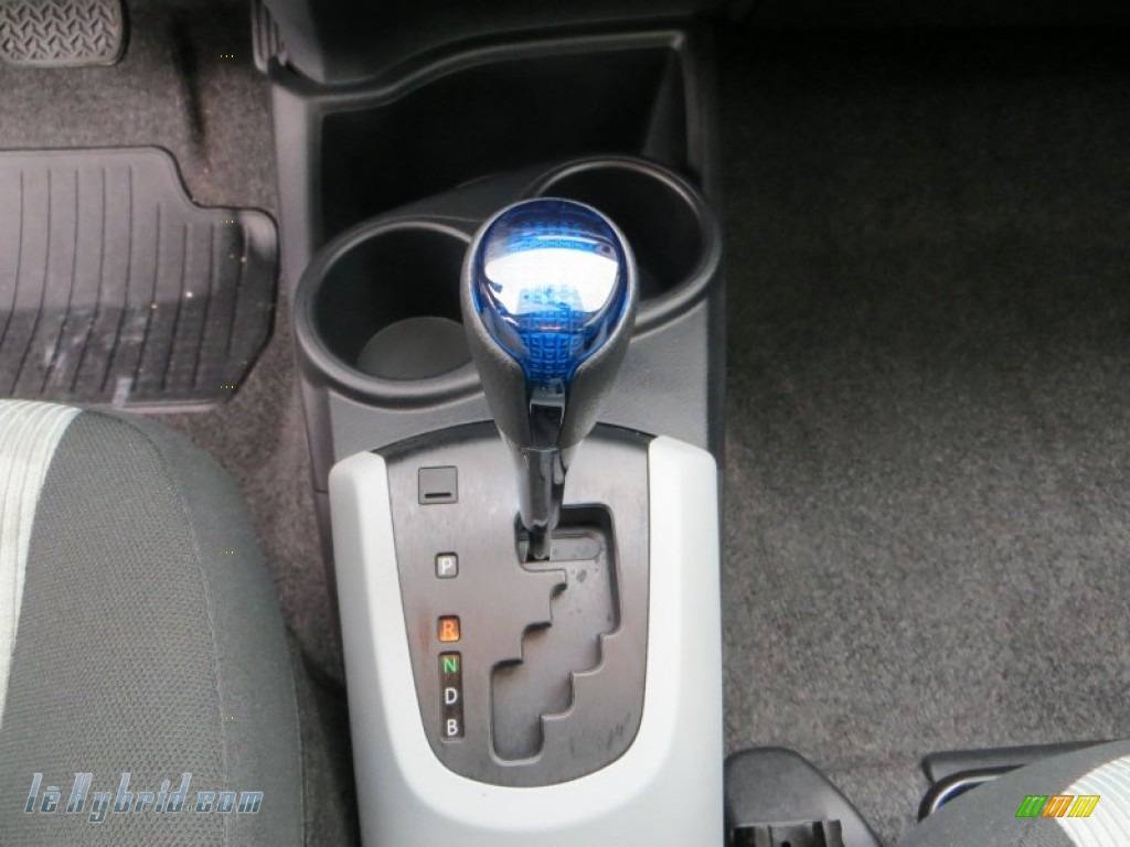 2012 Prius c Hybrid Three - Habanero / Light Blue Gray/Black photo #39