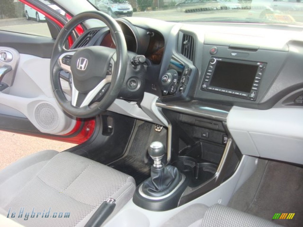 2011 CR-Z EX Navigation Sport Hybrid - Milano Red / Gray Fabric photo #12
