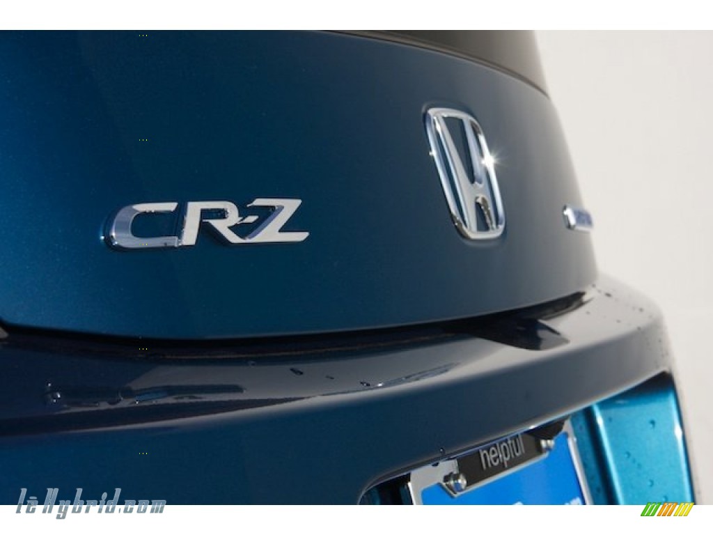 2014 CR-Z Hybrid - North Shore Blue Pearl / Black photo #4