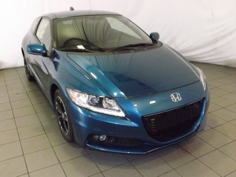 North Shore Blue Pearl 2014 Honda CR-Z EX Hybrid